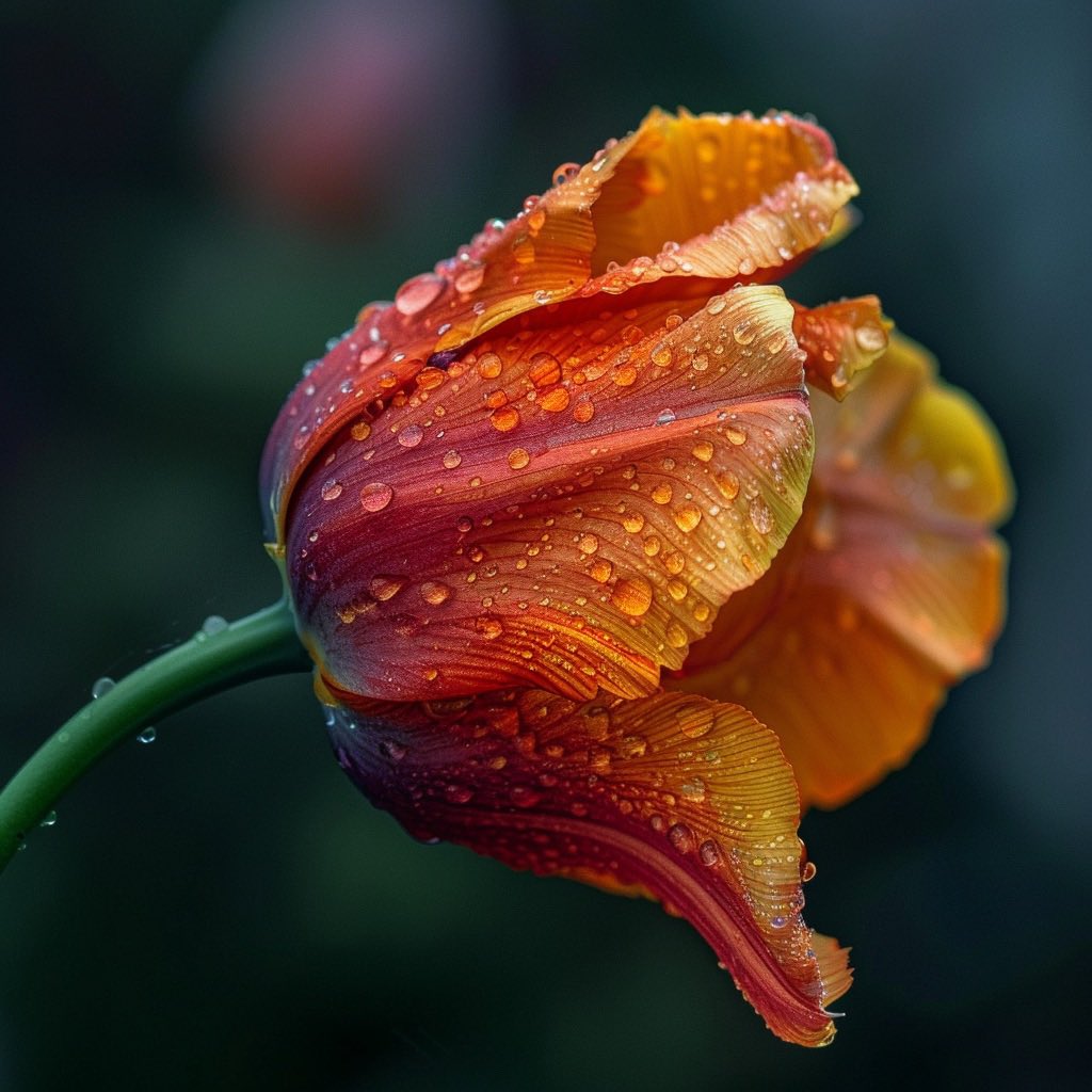 Friday flowers on a wet and miserable day - but they still look beautiful!

#FridayFlowers #AIphotograpy