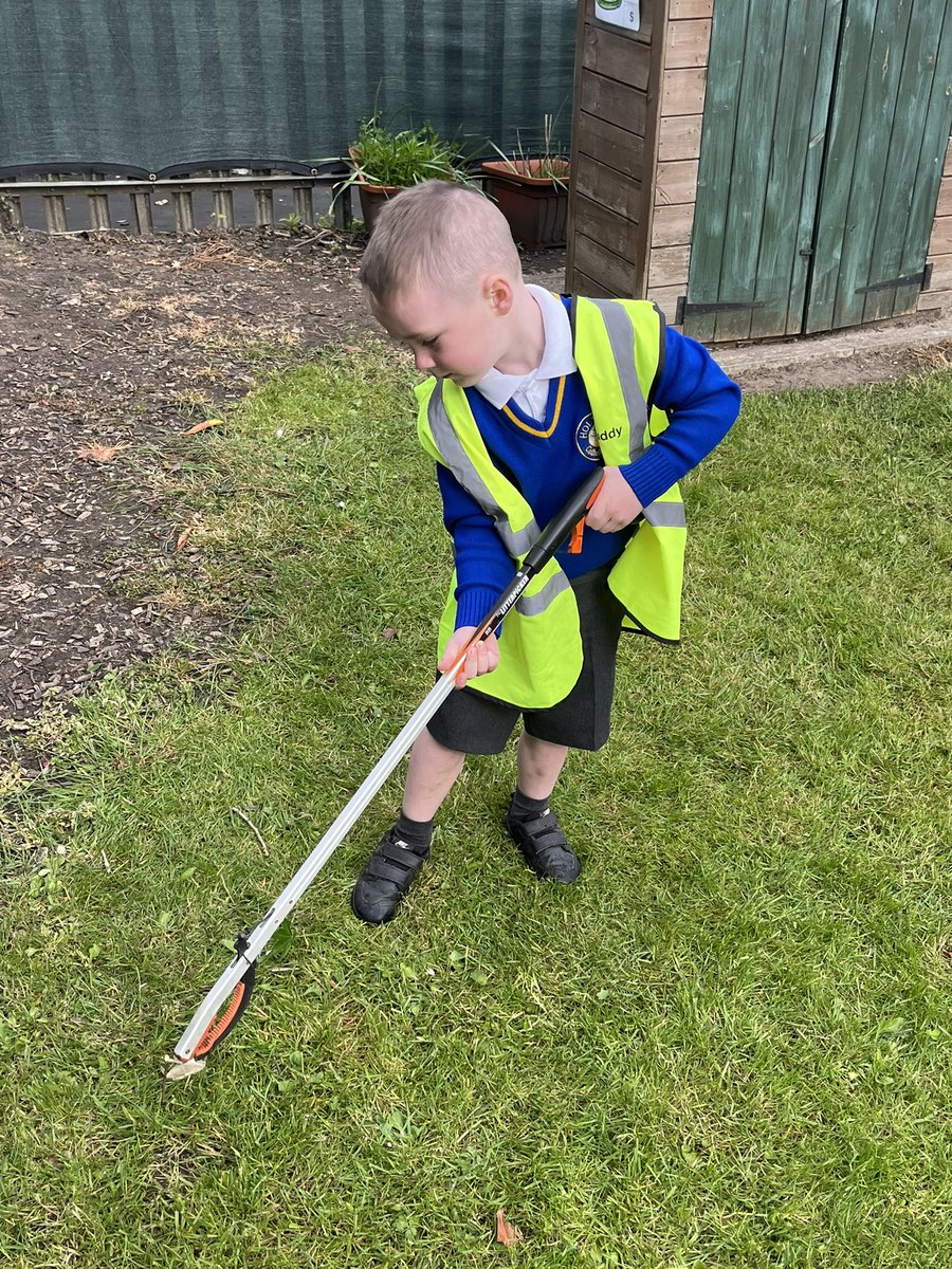 Wow what a week in #Nursery!! Our theme this week has been recycling. The children loved going out into our school grounds to litter pick. I think we may have some future refuse collectors in our midst!