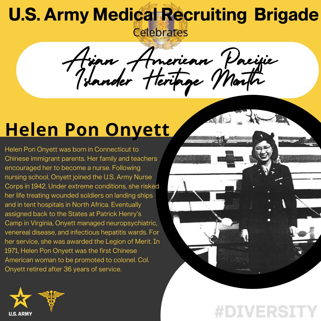 Leading the Charge in Healthcare: This month, we spotlight Asian American & Pacific Islander leaders in the U.S. Army. Their expertise & innovation shape the future of military medicine. #AAPIHM #BeTheDifference
