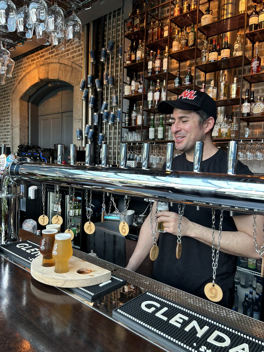 Ricardo and his creations 🍴🍺✨ #brewery #beer #irish #urbanbrewing