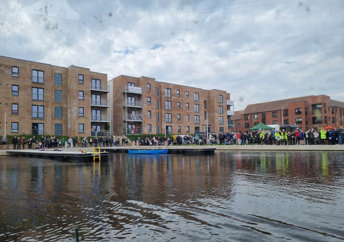 Great support for the opening of the new Winchburgh Marina today! Amazing views from our new Canal Quarter apartments. 

Reserve for free this Bank Holiday weekend! Email any enquiries to canalquarter@ballantynes.uk.com 

#canalquarter  #jsmartandco  #winchburghdevelopments