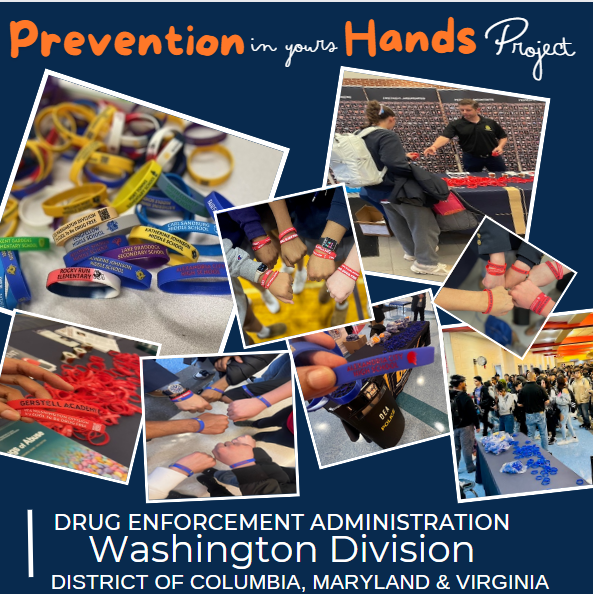 This year we launched the 'Prevention in Your Hands Project' to engage with our younger citizens in DC, MD, & VA. We have given away +10,000 wristbands at school presentations, PTA meetings, and health and safety fairs. We look forward to continuing to work with other schools.