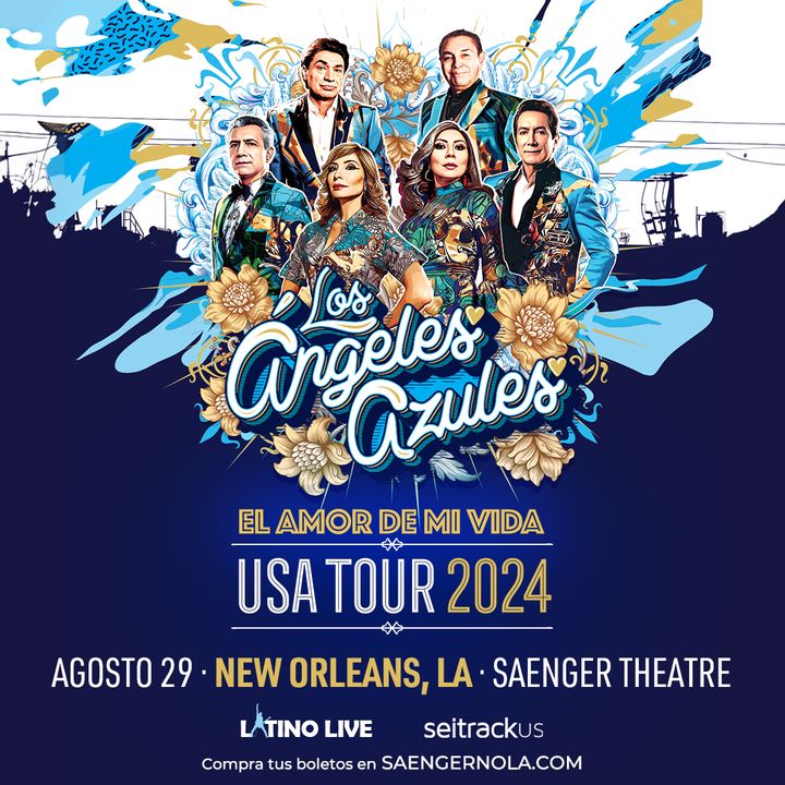 ON SALE NOW: Hailing from Iztapalapa, Los Ángeles Azules are the leading exponents of cumbia worldwide, bringing their music to the most important international stages and festivals. Coming to #SaengerNOLA August 29. Tickets on sale now at bit.ly/4bnV5AW