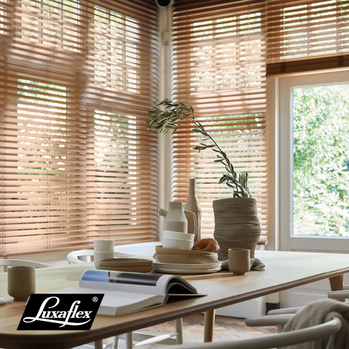 Luxaflex® knows every home and window is different, so was one step ahead when designing its new collection of wood blinds...

50mm - perfect when privacy is a priority
70mm - ideal for an airier feel with panoramic views

Come and see them for yourself in our showroom!