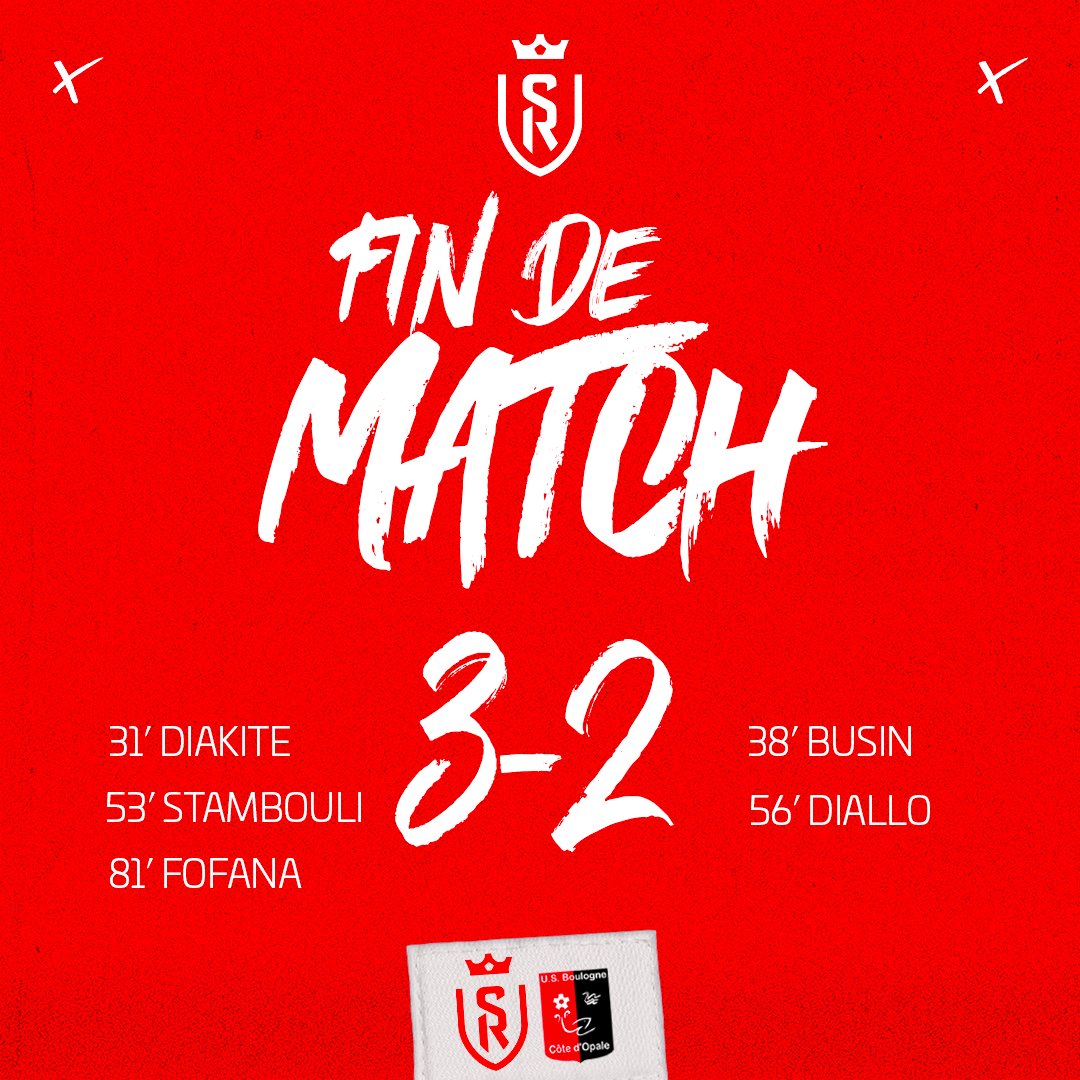 ⏱ 90’ [3-2]     

🏁 C'est terminé ! Nos Rouge et Blanc s'imposent d'une longueur cet après-midi face à l'US Boulogne en amical ! 🔴⚪️

#GoSDR