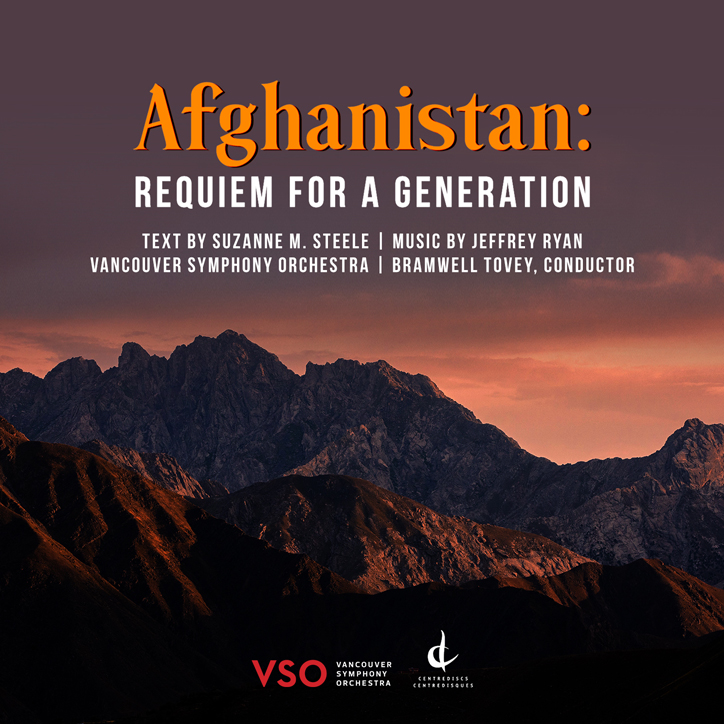cmcnational's tweet image. New from CMC Centrediscs! 💿 Nouveauté CMC Centredisques !

Afghanistan: Requiem for a Generation
linktr.ee/afghanistanreq…

Vancouver Symphony Orchestra 
Bramwell Tovey, conductor / chef d'orchestre
Text / texte : Suzanne M. Steele
Music / musique :  Jeffrey Ryan Composer