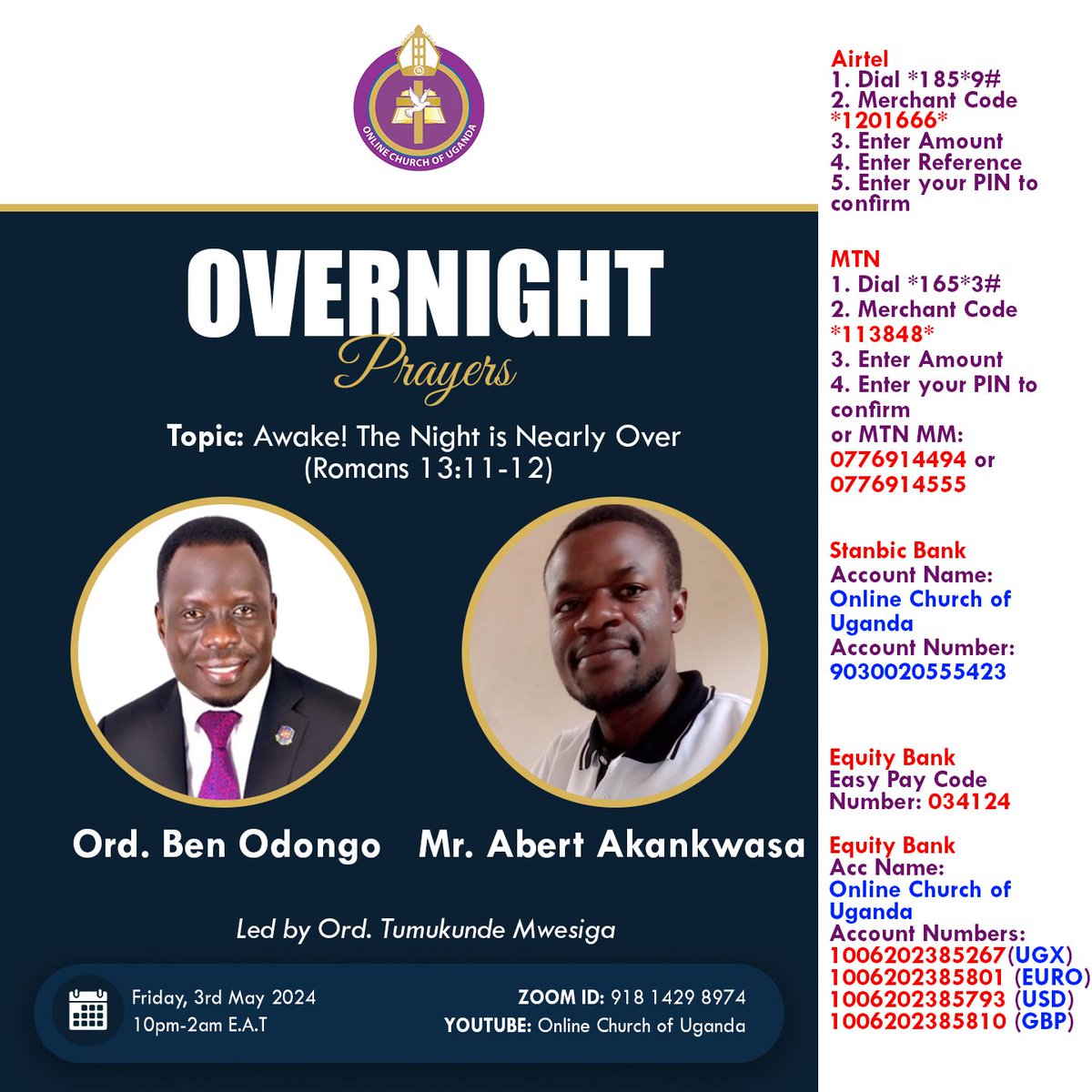 Overnight is on this evening. Don't miss, the team is here.