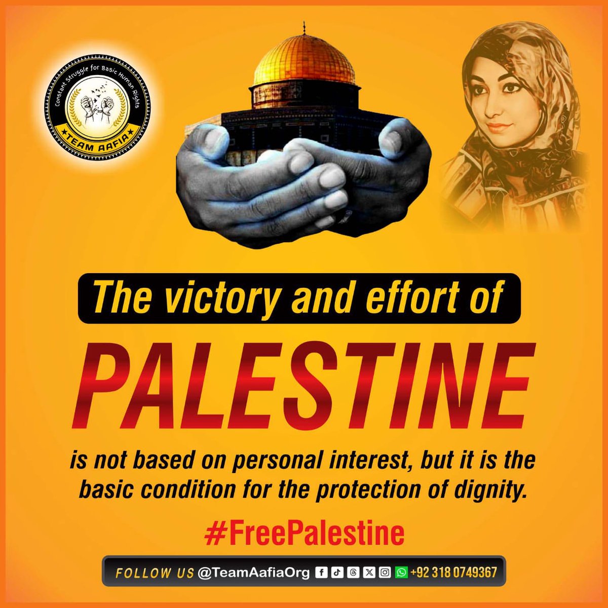 This is clearly demonstrated by the difficulty of securing the establishment of a state for the Palestinian people.
#Youth4Palestine
@TeamAafiaOrg_
@SaveGazaPK

#Youth4Palestine
537