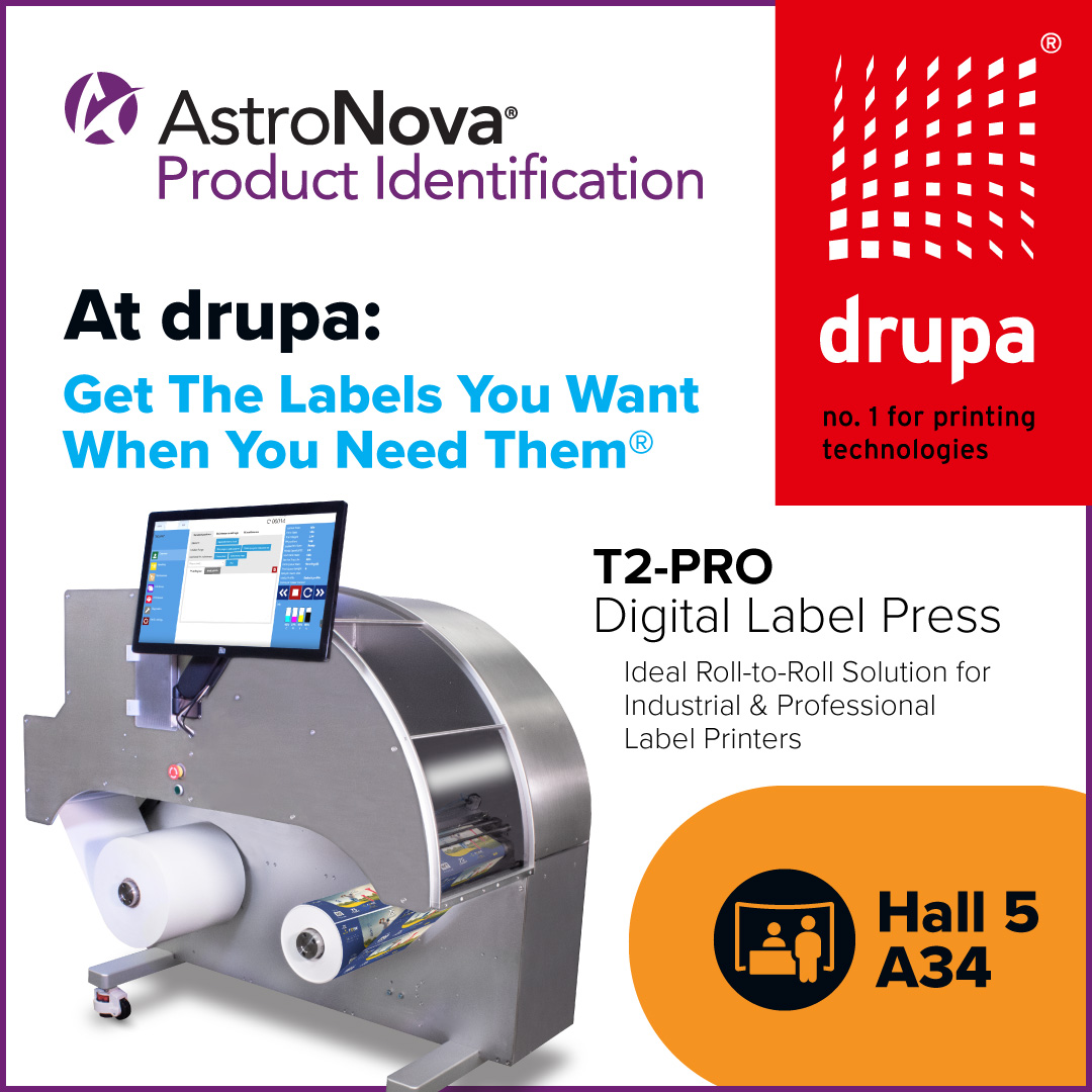 Introducing the T2-PRO Digital Label Press: ideal for industrial & pro label printers! Speeds up to 30'/sec. Vibrant colors at 1600x1600 dpi. Print on any media with durable inks. High-capacity data pipeline for real-time variable printing. Learn more #Drupa2024 Hall 5, booth A34