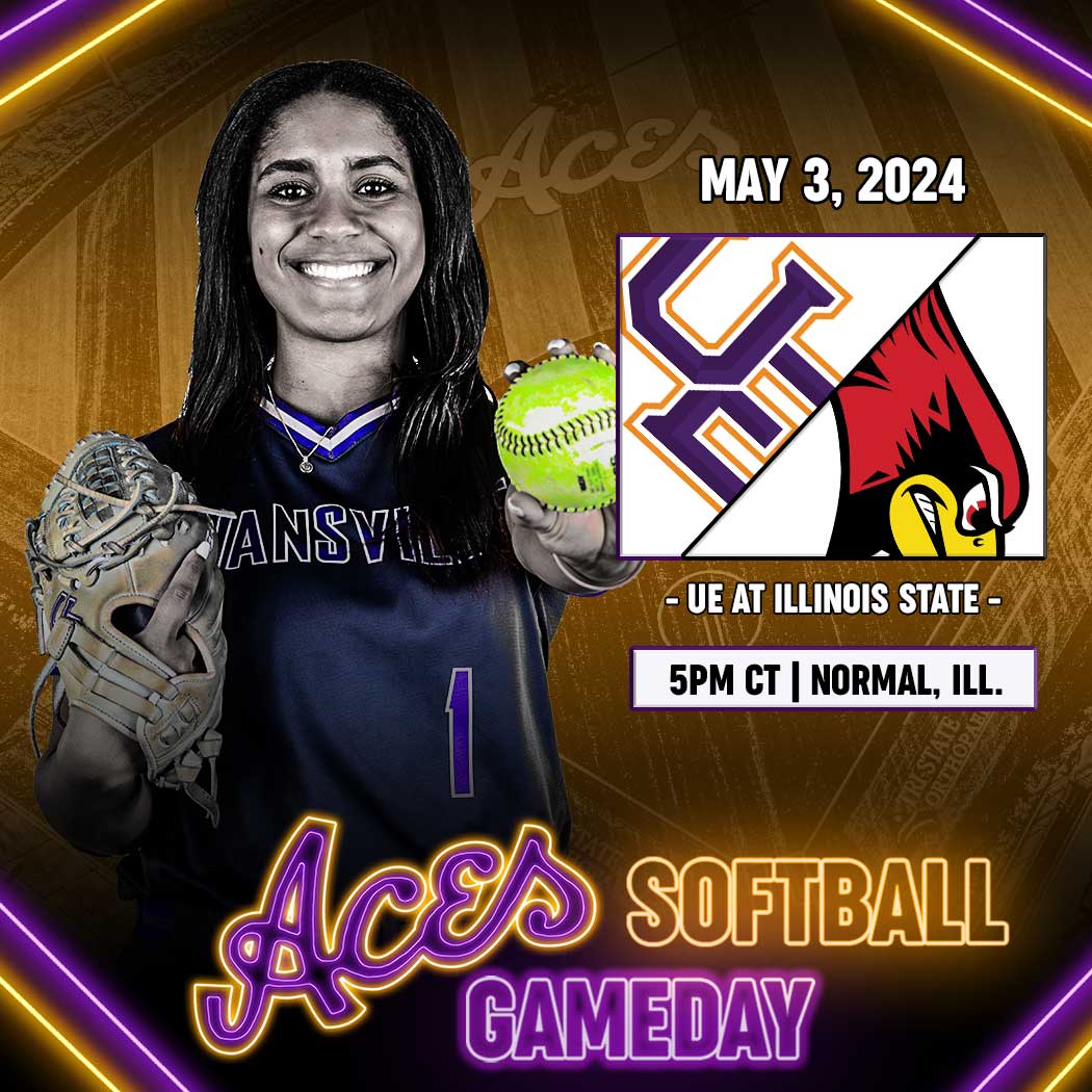 GAME DAY! 🆚 Illinois State 📍 Normal, Ill. ⏰ 5:00PM CT 📊 statb.us/b/511568 🥎 #ForTheAces