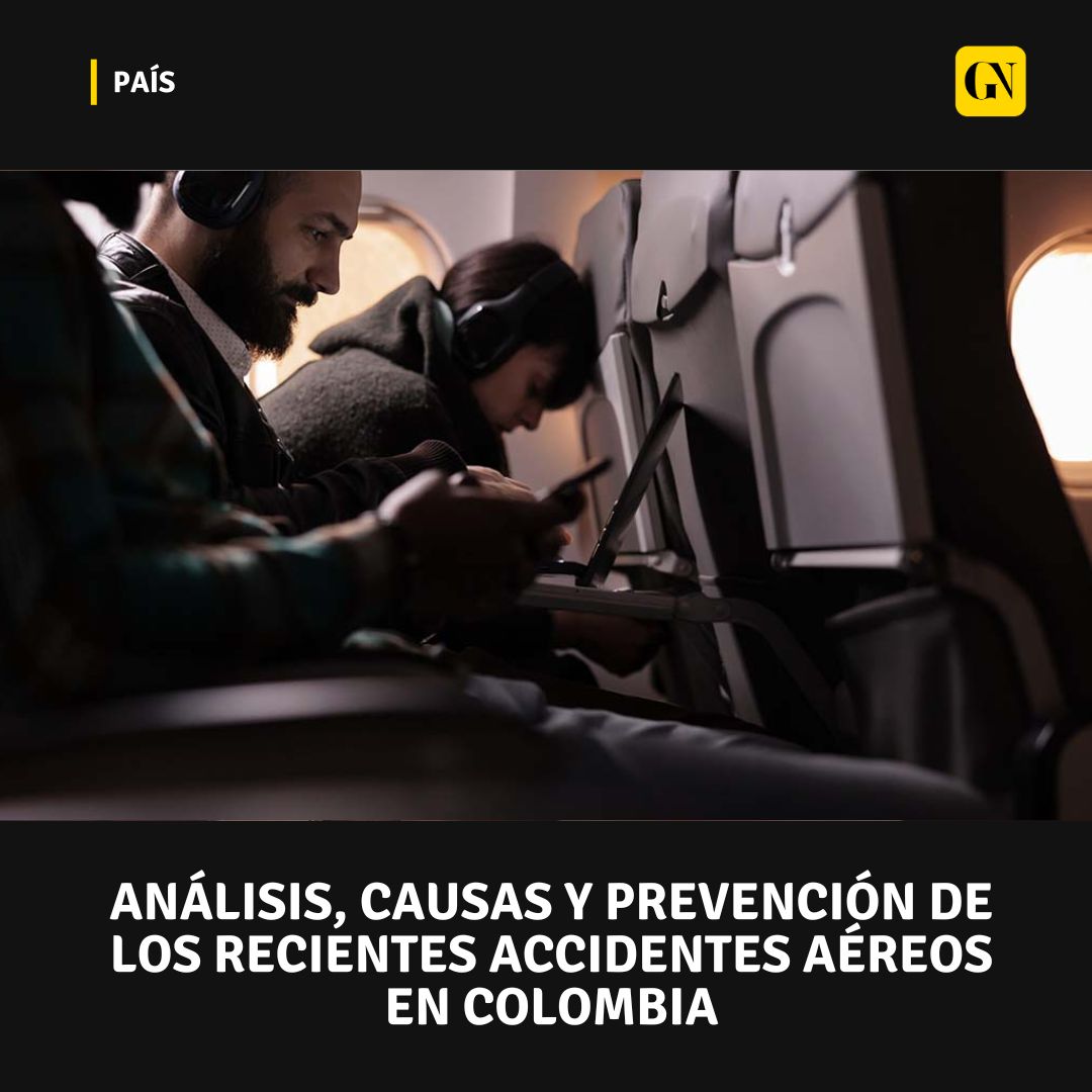 En Colombia ha habido un gran número de accidentes aéreos en los últimos años. Según la Dirección Técnica de Investigación de Accidentes de la Aeronáutica Civil en 2022 hubo 17, mientras que en lo que va de 2023 ya se han registrado 5.
Continúe leyendo en bit.ly/3xZOleh