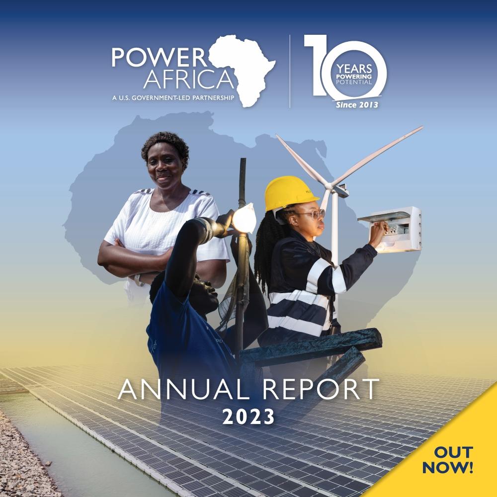 The @PowerAfricaUS 2023 annual report is live! Find out how Power Africa is lighting up homes and businesses, and energizing entrepreneurship and economic growth. Download the full report here usaid.gov/powerafrica/an…