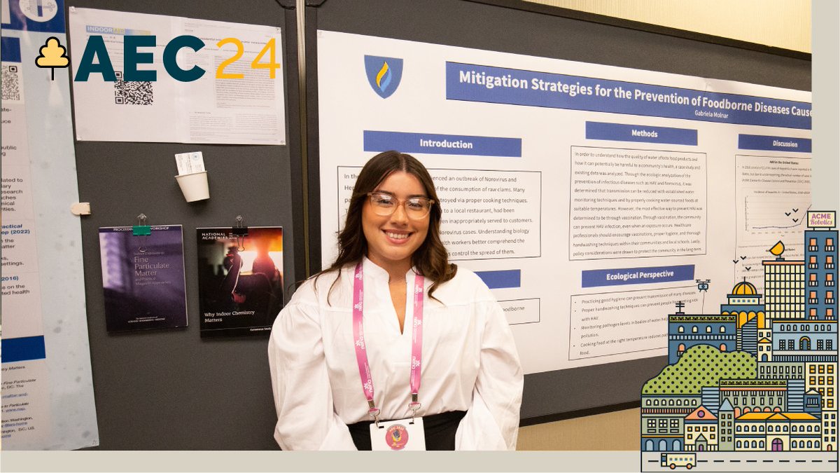 Our AEC is a great place for students to present their research or areas of study with a poster presentation and have face time with leaders in environmental health. Share this opportunity with the students in your life. Poster submissions are due May 8. neha.org/aec-students