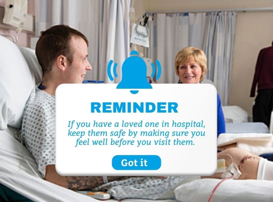 NHS Lanarkshire is asking hospital visitors to please avoid visiting relatives and friends in hospital if they are feeling unwell. nhslanarkshire.scot.nhs.uk/news-please-do…