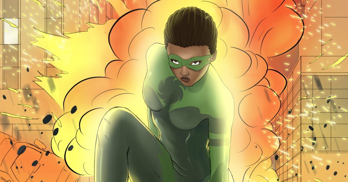 Another day, another #weneeddiversebooks superhero comic about the comics character who shoots his author. Hit random or start on a new issue here! Here: becominghero.ninja/?random&nocach… #iamcomics