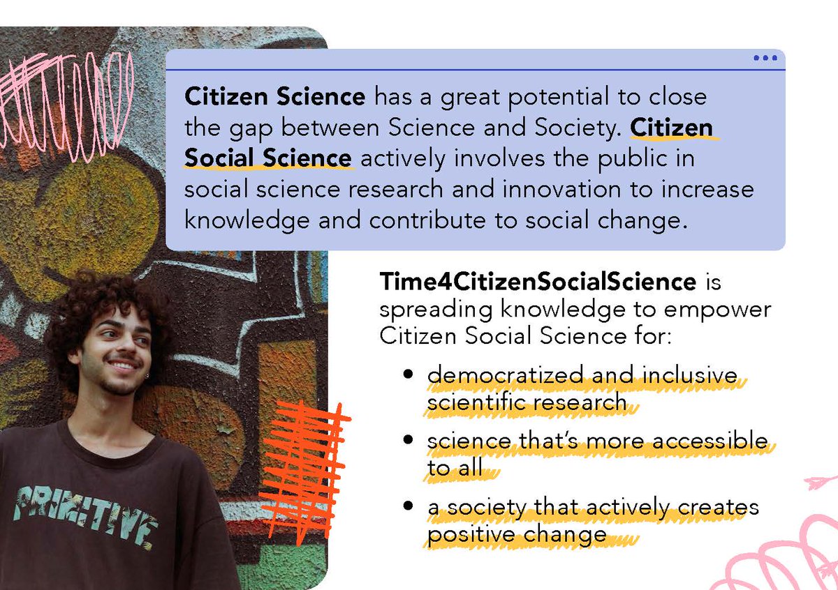 Citizen Science is a win-win approach for everyone. Discover why with our projets YOUCOUNT and TIME4CS. Be a part of the change now! More info here: rb.gy/daeqgg @EuCitSci @SciStarter @REA_research #Time4CitizenSocialScience