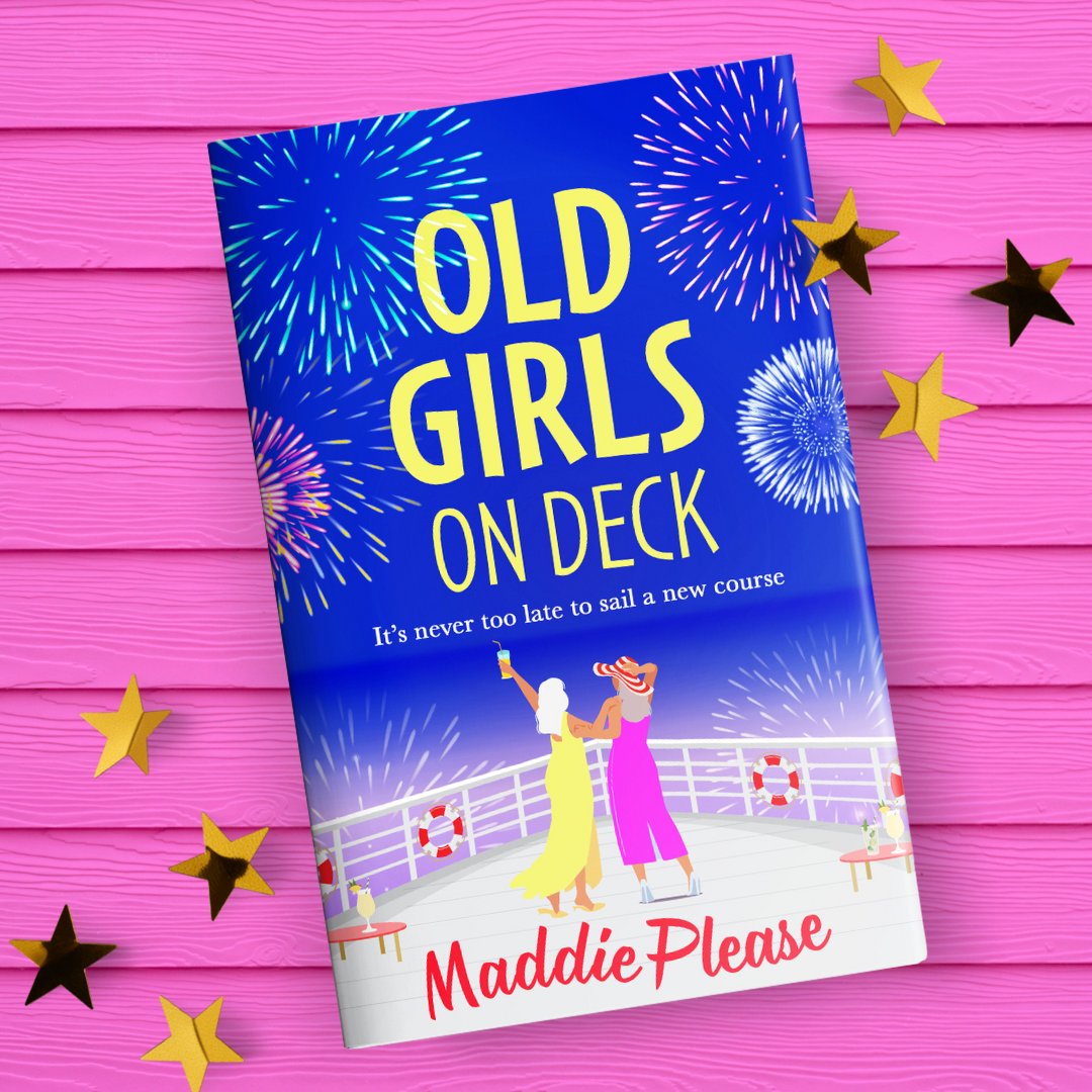 ⭐️ COVER REVEAL ⭐️ Get ready to set sail on a new adventure with bestselling author Maddie Please! ⚓️ #OldGirlsOnDeck is the brand new, hilarious read out 4th July! Perfect for fans of Judy Leigh and Dee MacDonald and available to pre-order now! 📚 mybook.to/oldgirlsondeck…