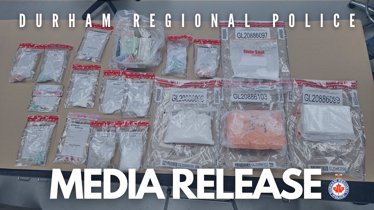 A male is in custody following a drug investigation that saw more than $480,000 worth of drugs seized from a residence in Oshawa, on Wednesday, May 1, 2024. Full story: drps.ca/news/480-000-w…