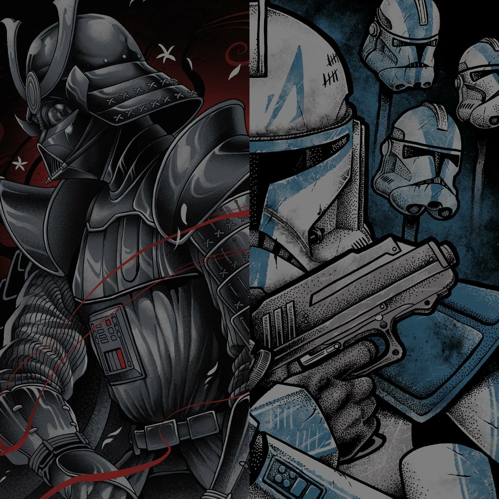 2 new designs have exploded onto our website to celebrate #MayThe4thBeWithYou .

Shop now! -> hardtimes.shop