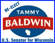 #ProudBlue #DemVoice1 #Allied4Dems
Senator Tammy Baldwin has been successfully working for Wisconsin and for America since 2013.

Tammy is a proven leader who works to do her best for Americans.

Let's NOT fix what's NOT BROKEN.
Re-Elect Senator Tammy Baldwin.