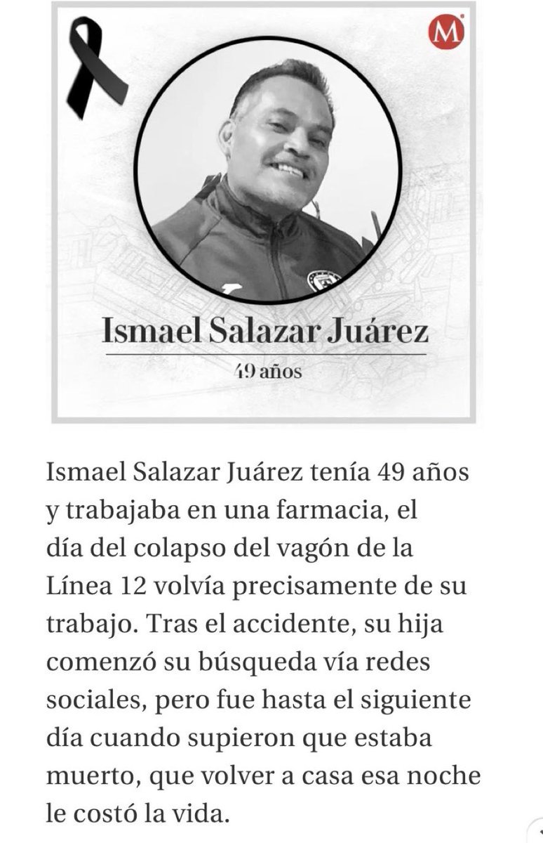 EN MEMORIA🕯️🙏🏽 #Linea12NoSeOlvida NEGLIGENCIA CRIMINAL #ClaudiaNegligenciaCriminal 3 años ya… #CandidataDeLaMuerte #NarcoCandidataClaudia51 👇🏾
