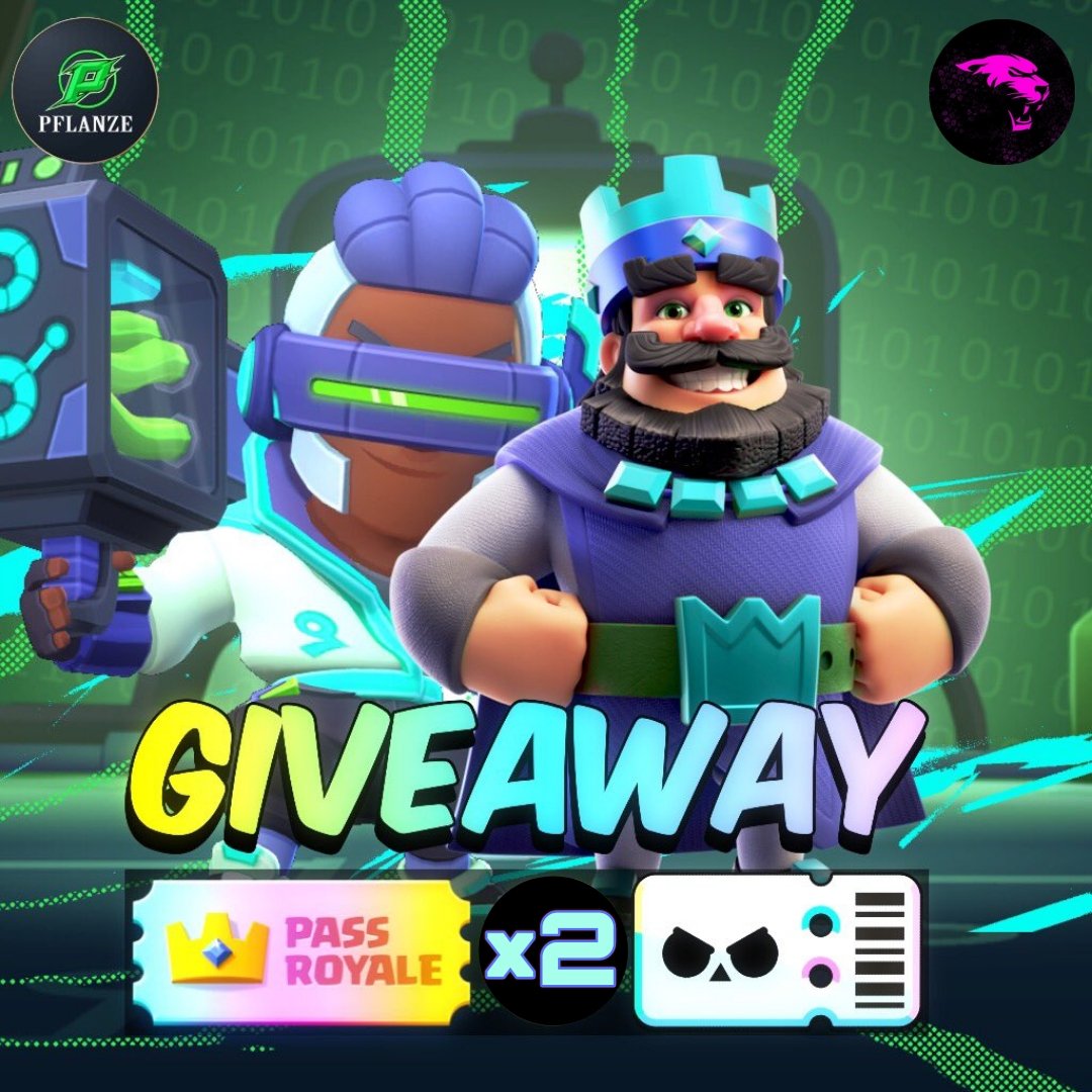 🎁𝗚𝗜𝗩𝗘𝗔𝗪𝗔𝗬🎁

Winners can choose between:
💸 x2 10$ (PayPal)
💎 x2 Diamond Pass
💎 ×2 Brawl Pass Plus

How to enter:
- Follow: @Ludi_CR & @WarSeekersCR
- ♥️ & ♻️
- 💬 Comment which prize you want

Ends in 3 days. Good Luck 🍀
#GIVEAWAY #SORTEO
#ClashRoyale #BrawlStars