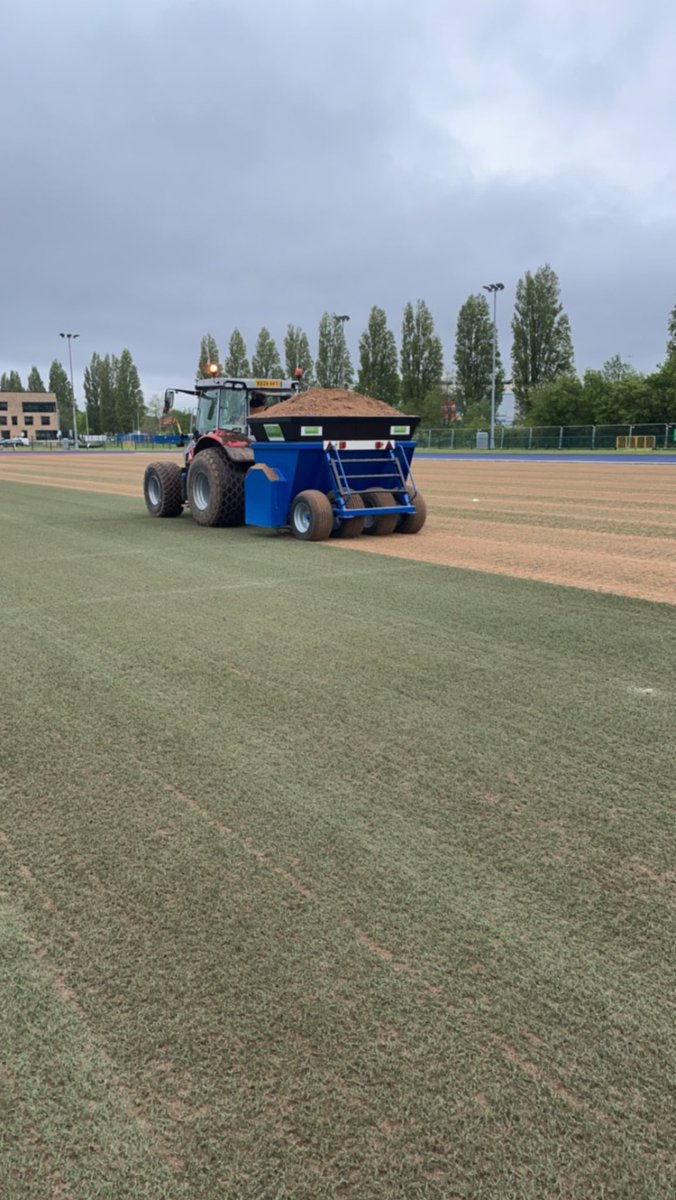 liamjjjames's tweet photo. 1st Renovation completed today with @HSportsturf on Hybrid pitch @HouseofSportCDF  back in play 1st June https://t.co/imklceIa6K