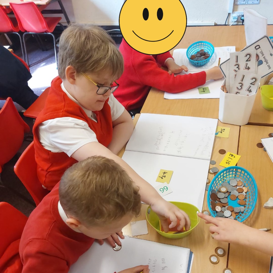 In Math's this week, Year 2 have  been practicing making the same amount using different combinations of coins.

#Prentonprep #Prentonpreparatoryschool #Prentoncommunity #Oxtoncommunity #Wirralprepschool #Wirralschools