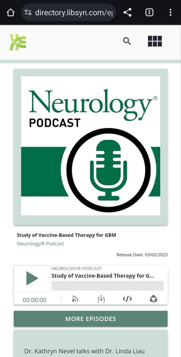 $NWBO 

This podcast with Dr. Linda Liau is from March 2, 2023. A lot has progressed since this was recorded. This explains why there was no mention of submission/pending approval in the UK via the MHRA. See original link below.

directory.libsyn.com/episode/index/…