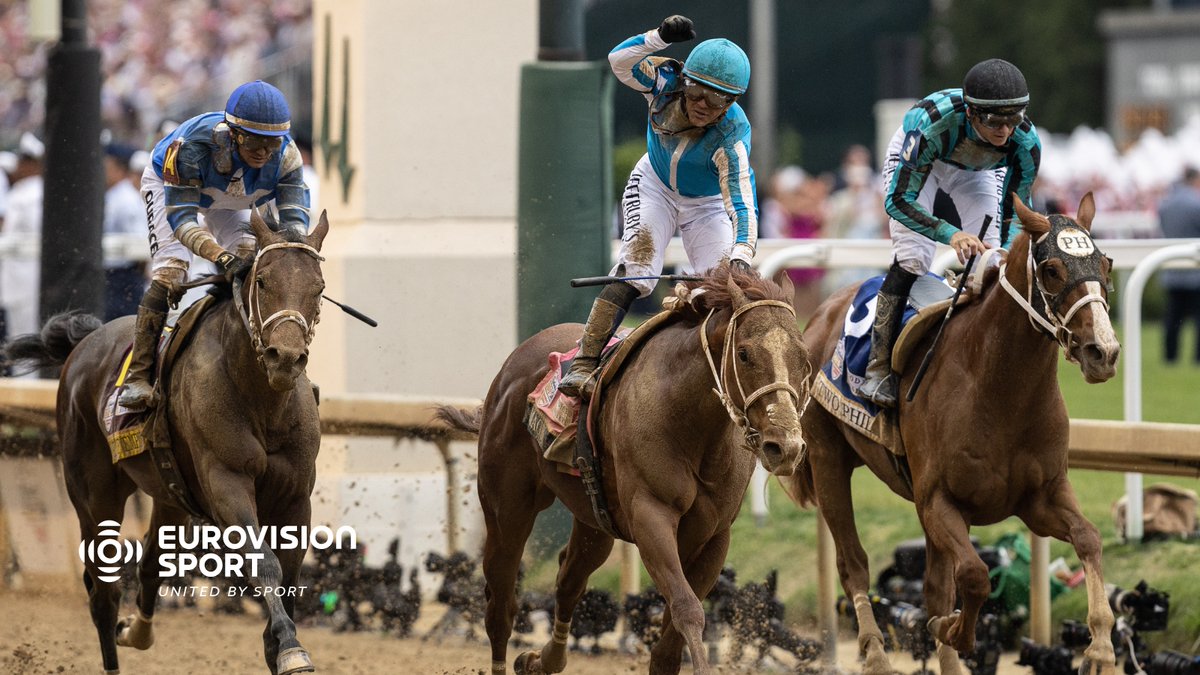 And they're off! 🏇 This weekend, the 150th edition of the @KentuckyDerby is available to stream free on @EurovisionSport in select European markets 🙌📺 Read more about the partnership bringing elite horse racing to European audiences 👇 social.ebu.ch/EurovisionSpor…