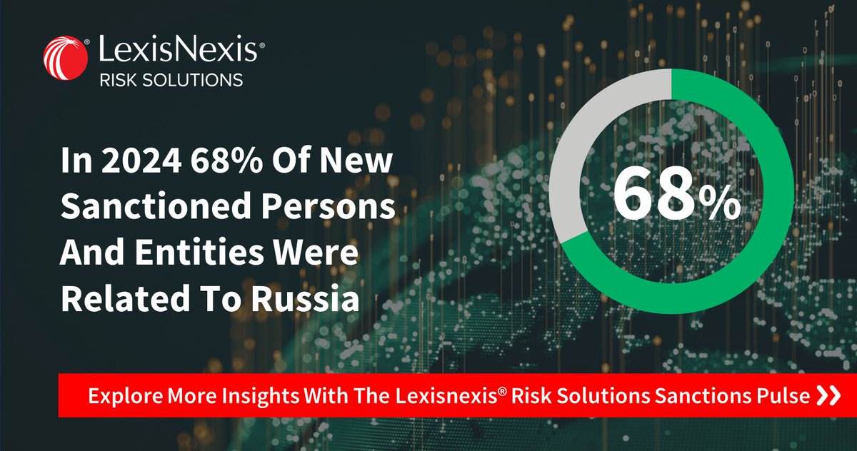 Get up-to-speed on #sanctions data and insight from 2023 with the latest in our Sanctions Pulse series. I work for LexisNexis Risk Solutions. bit.ly/3J9QbLM