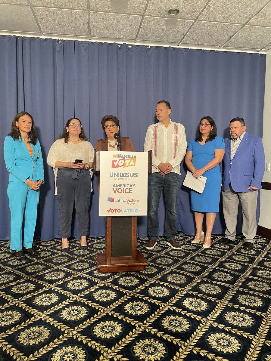 We’re proud to stand with @votolatino @MiFamiliaVota, @AmericasVoice & @latinovictoryus in standing strongly against Trump’s bigotry and threats. Just as we have in elections past, we are committed to educating our communities and mobilizing Latino voters across the country.