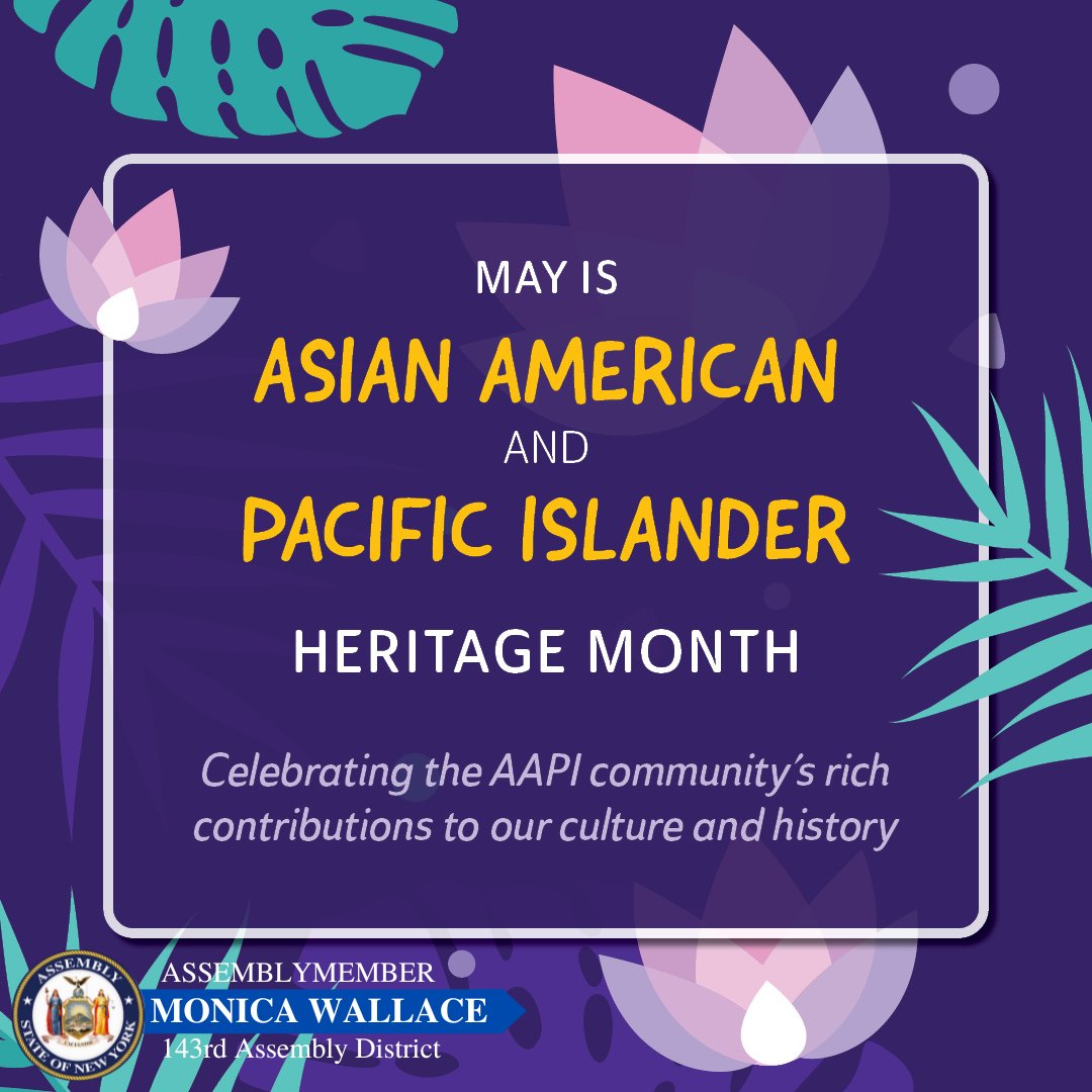 This month, we recognize #AAPIHeritageMonth. Let's reaffirm our commitment to celebrating the rich history of Asian American and Pacific Islander communities across NY and standing up to AAPI hatred.