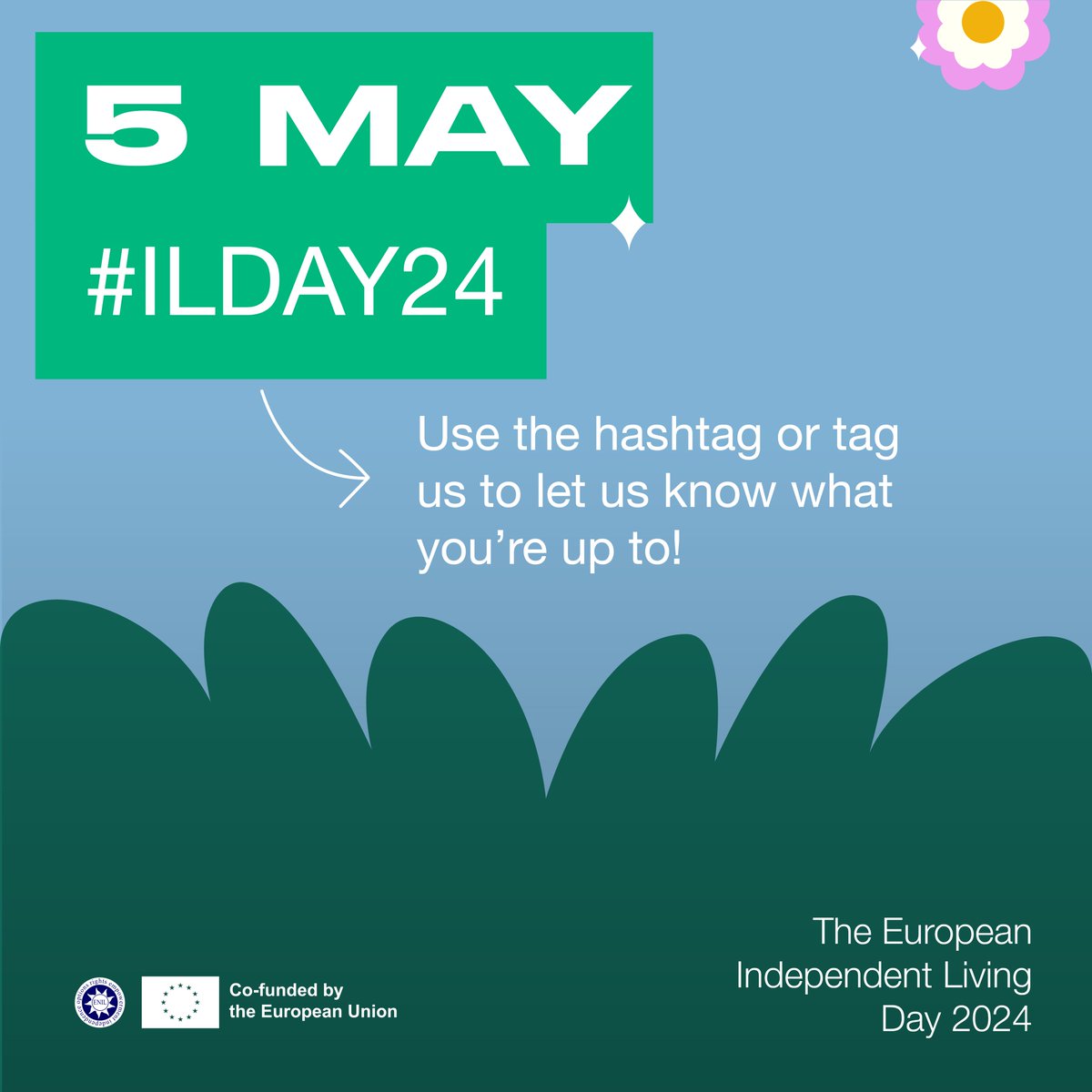 On May 5, we celebrate the #ILDAY24. This day is the opportunity to raise awareness, advocate for rights, and stand in solidarity with those facing barriers 🇪🇺 Please make sure to tag us and use the hashtag #ILDAY24 so we can interact with your content! #IndependentLiving