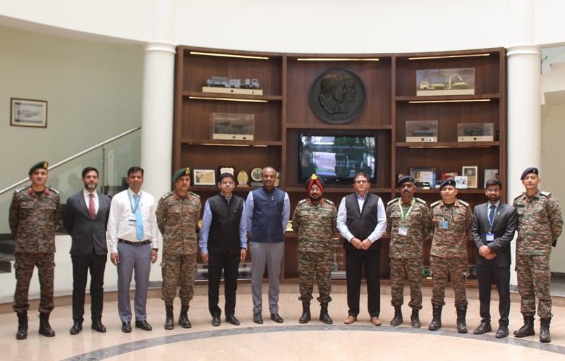 Visit of DGEME to L&T. Lt Gen JS Sidana #DGEME #EME during his visit to @BharatForgeLtd Pune, witnessed indigenous solutions spanning from design to delivery for defense needs, alongside their integration & testing facility. Future projects were also discussed during the visit.…