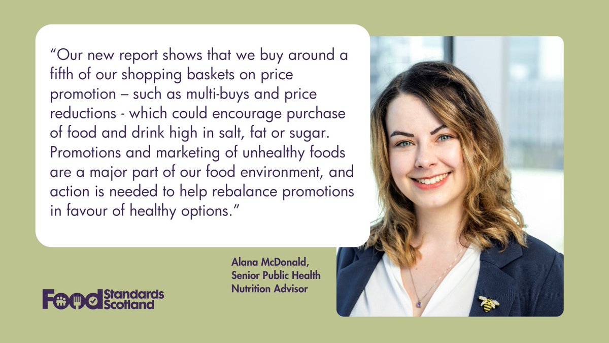 We’ve published our latest report which analyses Kantar data on food and drink retail purchase in Scotland between 2019 and 2022. Discover the latest findings at: bit.ly/3JFYdfJ