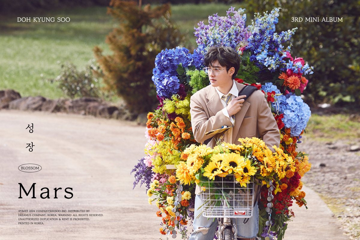 DOH KYUNG SOO shares concept image for the 3rd Mini Album 'Blossom.'