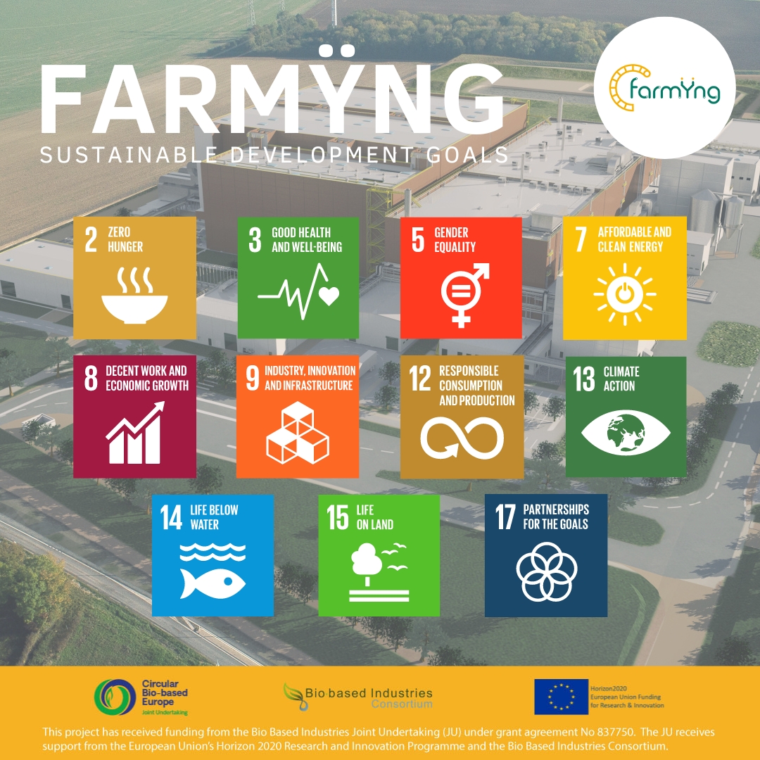 Discover how the FARMŸNG project drives #sustainability 🌍, addressing 11 SDGs! We combat hunger with mealworm proteins (#SDG2, #SDG3), use clean tech (#SDG7, #SDG9), protect biodiversity (#SDG14, #SDG15), create jobs (#SDG8), and foster partnerships (#SDG17). Follow us for more!