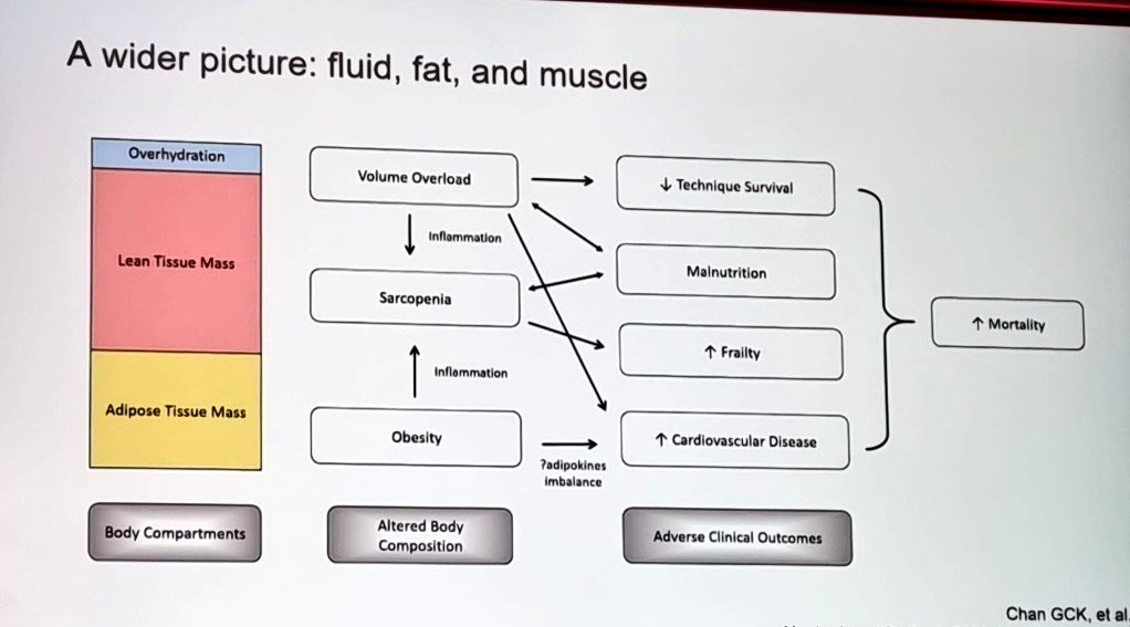 💥The importance of fluid overload, obesity, muscle wasting, and frailty on the outcomes of PD patients: The FIFA Complex: Frailty, Inflammation, Fluid overload, Atherosclerosis. By Dr. Cheuk-Chun Szeto at #CSNAGM @CSNSCN