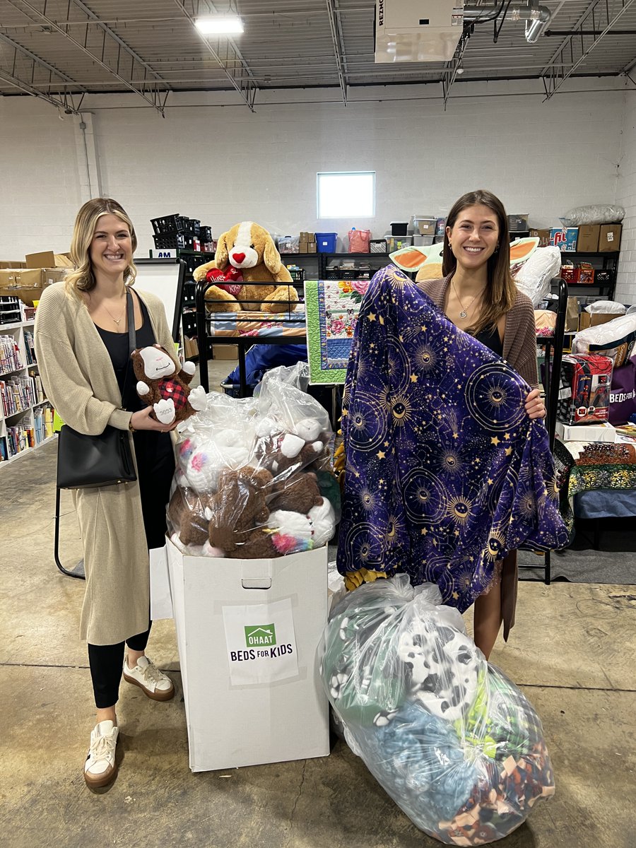 Grateful for the continued support of @GerhardApplianc💜The blankets & stuffies collected  will be delivered to children in need this week! #SaturdayShoutout #OHAAT #BedsForKidsProgram #DreamBig #Gerhards #CommunitySupport #Thanks #MakingADifference #MayThe4thBeWithYouPhotoBomb