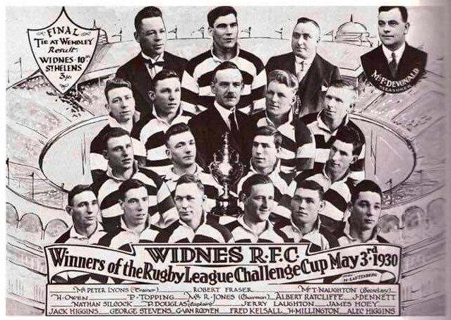 #OnThisDay in 1930 Widnes won the Challenge Cup for the first time in their history, beating St Helens 10-3! 🏆 ⚫️⚪️