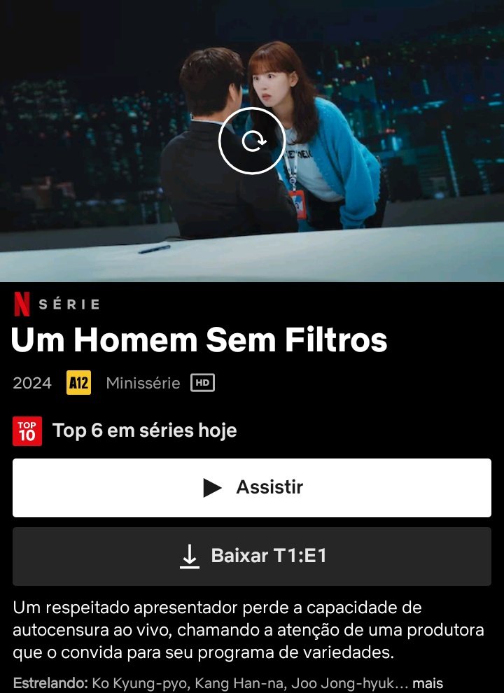 Com apenas dois episódios, o drama da JTBC #FranklySpeaking está em 6° lugar no top 10 da Netflix Brasil Novos episódios: quarta e quinta