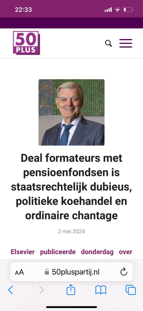 Tikkende tijdbom onder formatie

⁦<a href="/VVD/">VVD</a>⁩ ⁦<a href="/NwSocContract/">Nieuw Sociaal Contract</a>⁩ ⁦<a href="/BoerBurgerB/">BBB BoerBurgerBeweging 🍀🍀🍀</a>⁩ ⁦<a href="/PVVpers/">PVV | Partij voor de Vrijheid</a>⁩ 

⁦<a href="/NUnl/">NU.nl</a>⁩ ⁦<a href="/ewmagazinenl/">EW</a>⁩ 
⁦<a href="/NOS/">NOS</a>⁩ ⁦<a href="/volkskrant/">de Volkskrant</a>⁩ ⁦<a href="/telegraaf/">De Telegraaf</a>⁩ ⁦<a href="/ADnl/">AD.nl</a>⁩ ⁦<a href="/trouw/">Trouw</a>⁩ ⁦<a href="/parool/">Het Parool</a>⁩ ⁦<a href="/FD_Nieuws/">FD Nieuws</a>⁩ ⁦<a href="/nrc/">NRC</a>⁩