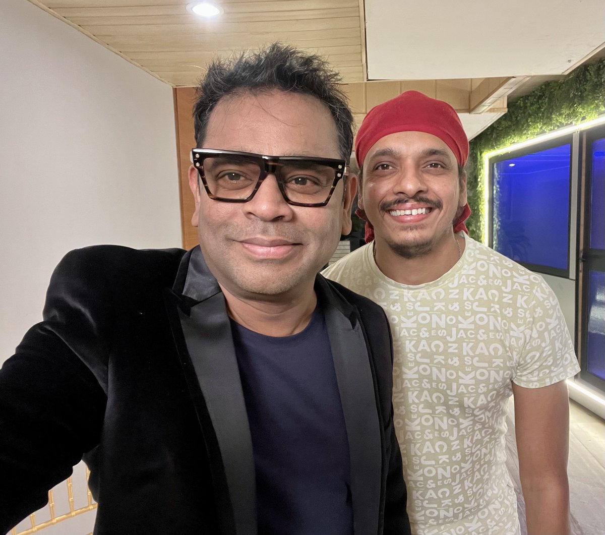 With the one and only, the great @arrahman sir ❤️ An honour to be a little part of the music of #Chamkila #Chamkila #ARRahman #ImtiazAli #IrshadKamil