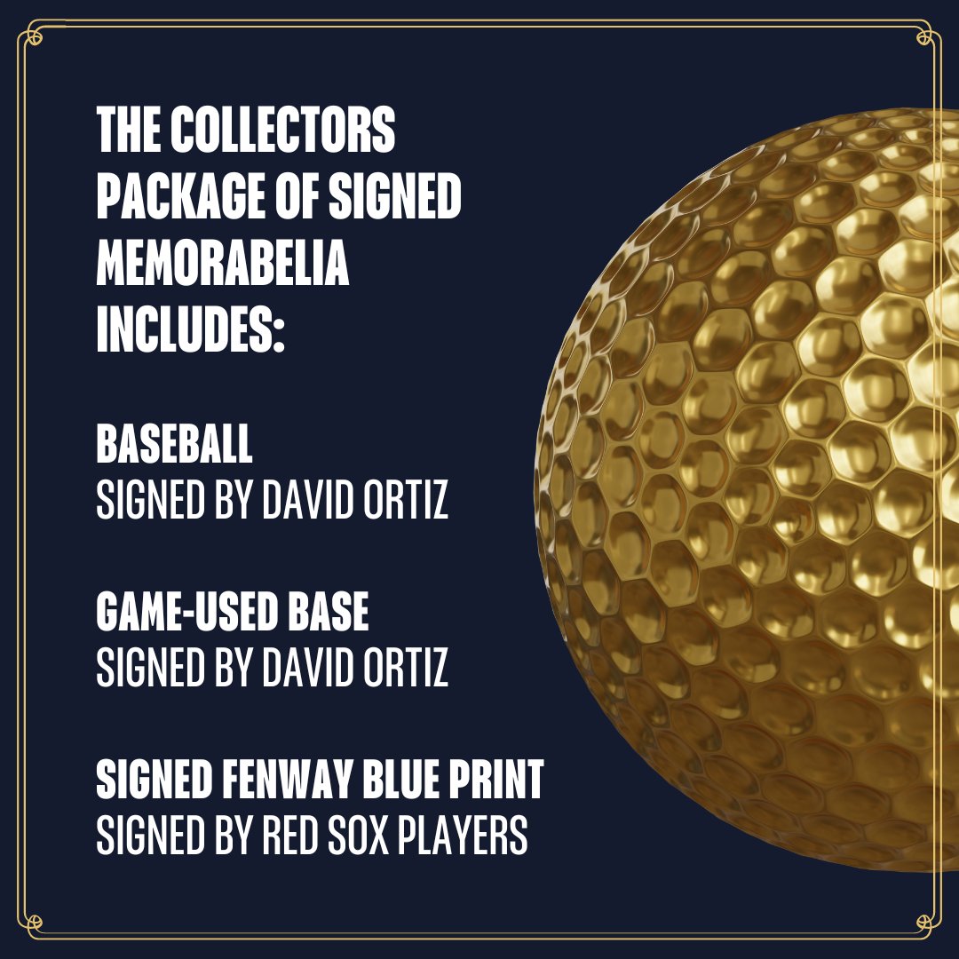 Purchase a golf ball to our helicopter ball drop benefitting The David Ortiz Children’s Fund 🚁⛳️🏌🏼‍♂️ If you purchase a GOLD golf ball that lands closest ball to the hole you win: 📍 2 Tickets to a World Series GAME (Provide by FOX SPORTS) and more! 🔗soireeofhearts.com