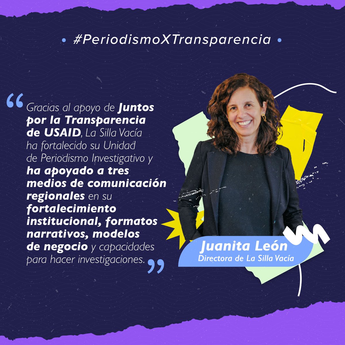 Juanita León, directora del medio de comunicación @LaSillaVacia nos cuenta cómo desde nuestro @ProgramaJxT, hemos contribuido a fortalecer el periodismo de investigación en Colombia. ¡Léela aquí! 👇 Día de la #LibertadDePrensa