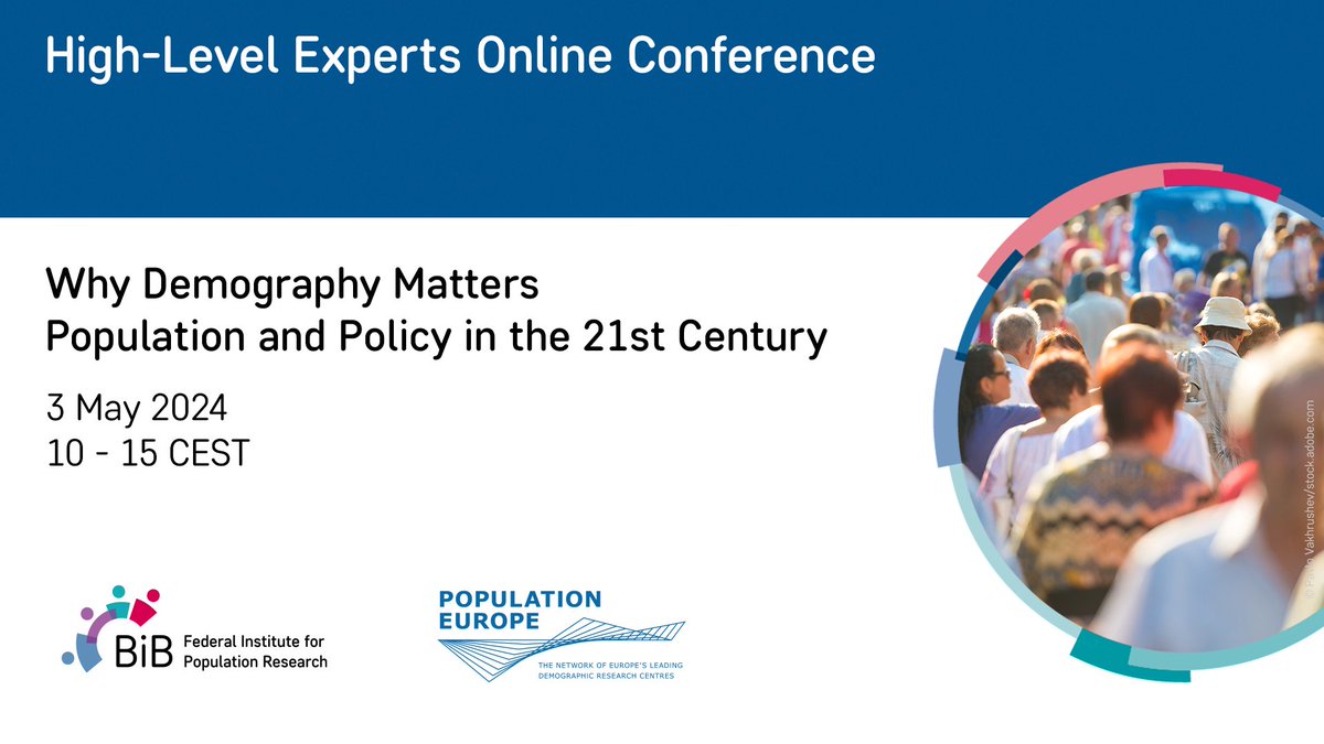 Thank you @bib_bund @PopulationEU for organizing and inviting us to talk at Why #Demography matters! #Europe|an demographers meet with key decision-makers to discuss how #population changes will affect #policy frameworks in the coming decades.