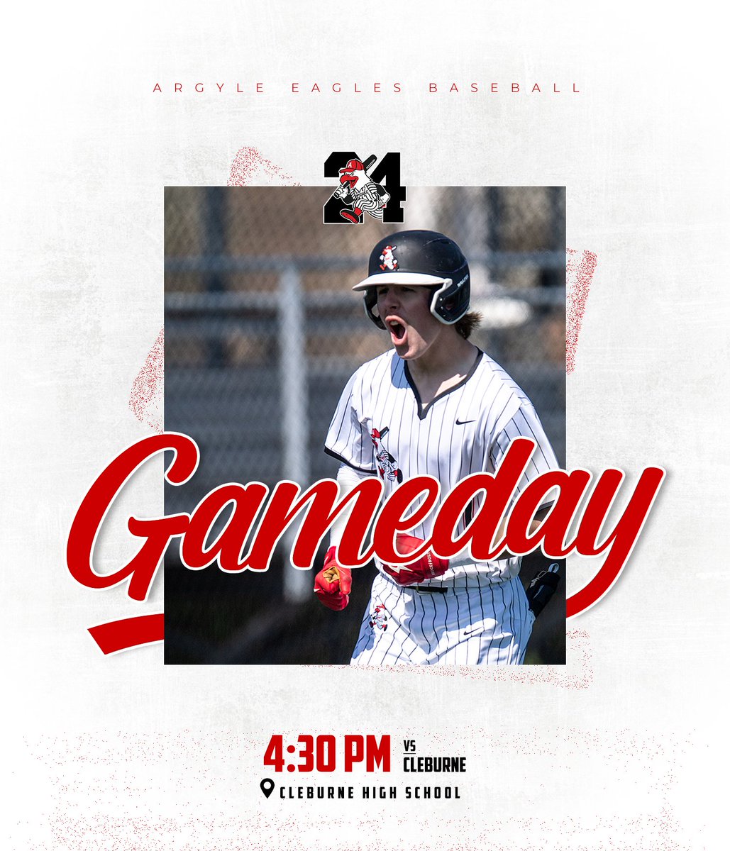 ⚾️Gameday! Headed south to Cleburne today for game 2 of this Bi-District series! *Game 3: 30 minutes to follow if necessary @ArgyleSports I @TheTalonNews I #The24 📻meridix.com/event/249291 📷Steve Wohnoutka Sports Photography