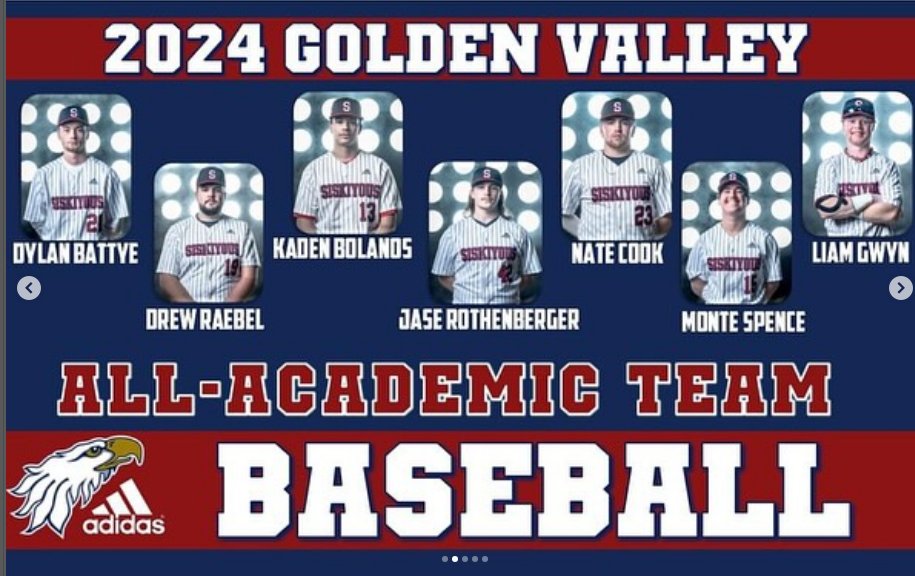Congratulations to our All-GVC Selections for BASEBALL!

Vinnie Gates 
Jaxon Kister 
Branson Paulette

Congratulations to our sophomores that made the
GVC ALL-ACADEMIC TEAM!
Dylan Battye
Kadin Bolanos
Nate Cook
Liam Gwyn
Drew Raebel
Jase Rothenberger
Monte Spence