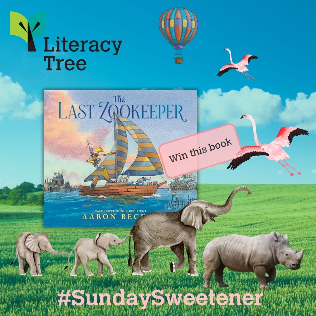 Our #SundaySweetener is 'The Last Zookeeper', by Aaron Becker, a futuristic reimagining of Noah’s Ark. For your chance to win this book: ✨Like post ✨Follow us ✨Repost + tag a friend for an extra entry. Extended deadline for the #BankHoliday. Winner announced on Tuesday.🏆